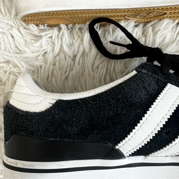 Adidas Busenitz Skate Shoe Black and White Striped Sneakers Size 8 - Picture 10 of 14